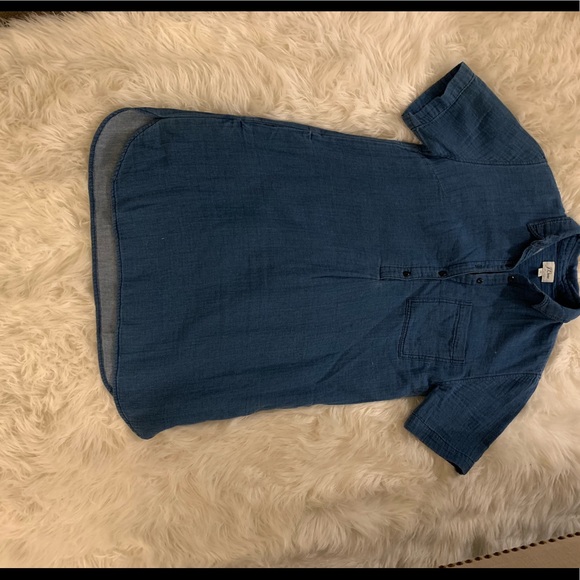 J. Crew Chambray Shirt Dress - Picture 1 of 8